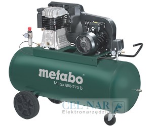 Sprężarka tłokowa kompresor Mega 650-270 D Metabo