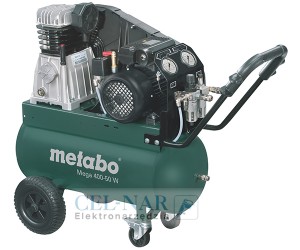 Sprężarka tłokowa kompresor Mega 400-50 W Metabo