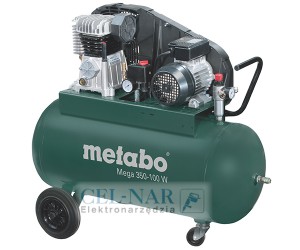 Sprężarka tłokowa kompresor Mega 350-100 W Metabo